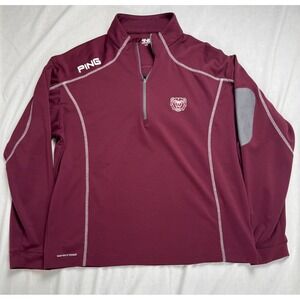 PING SensorCool Golf Pullover Quarter Zip Missouri States Bears women‎ Sz large
